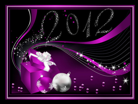 新年快樂2012背景
