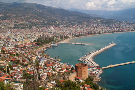 Kizil Kule（紅樓）；阿拉尼亞市inturkish