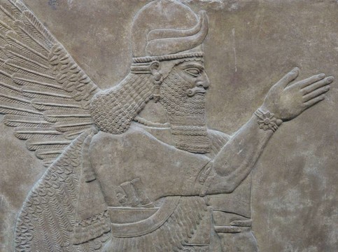 古代亞述人的壁畫