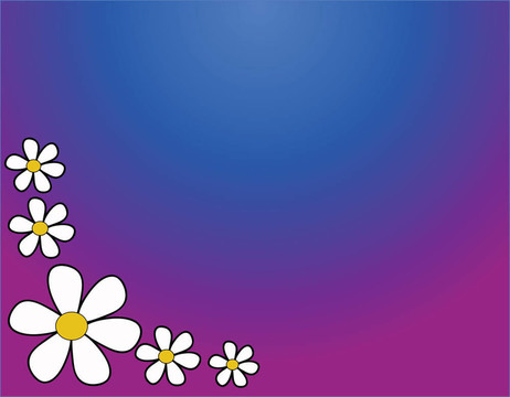 背景的花