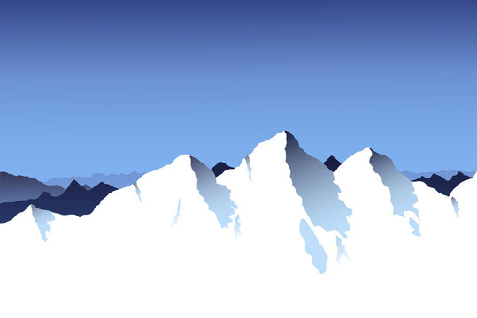 山脈的背景