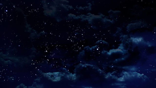 星空背景下的美麗夜空