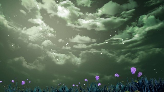 夜空中的月亮