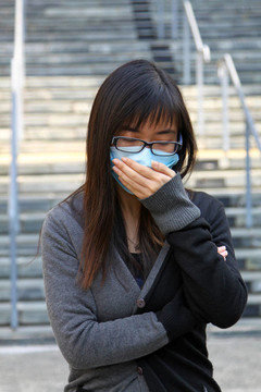 亞洲女病人