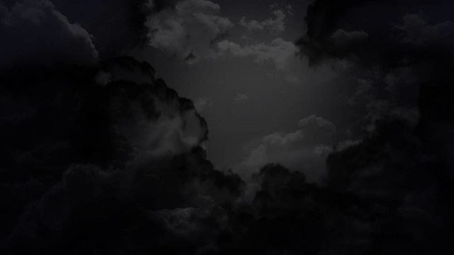 在黑夜的天空中的月亮