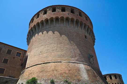 斯福爾扎城堡。多扎。Emilia Romagna。意大利.