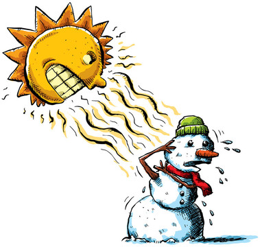 太陽vs雪人