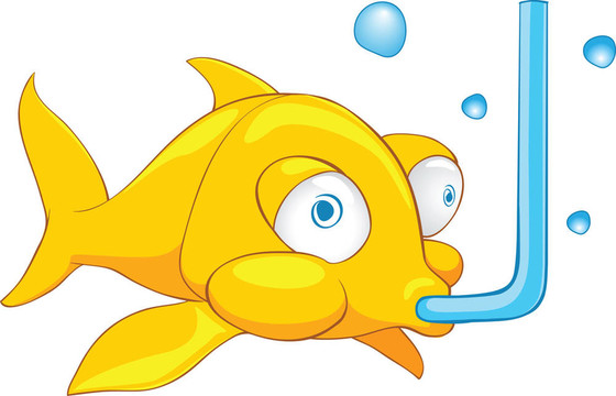 卡通人物的魚