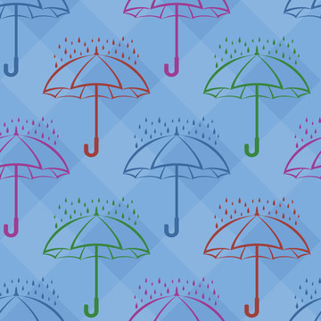 傘雨；背景