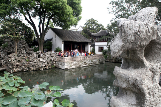 蘇州獅子林風光