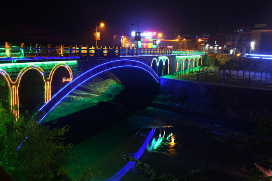 太行大峽谷夜景