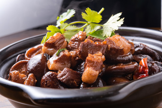 蘑菇燉肉