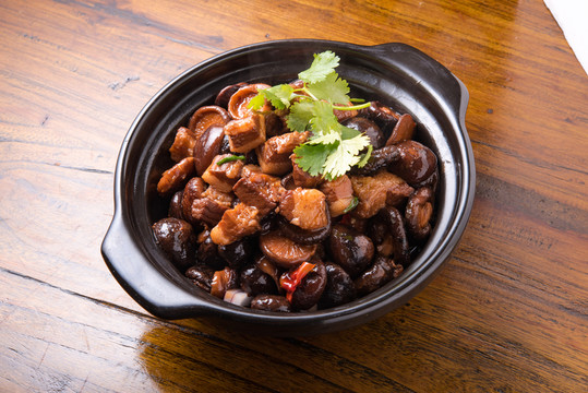 蘑菇燉肉