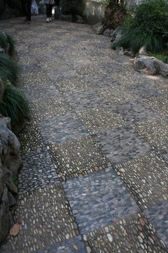 小路 石子路