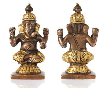 古老的Statuette of Ganesha
