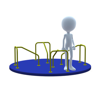 3D家伙旋轉(zhuǎn)木馬