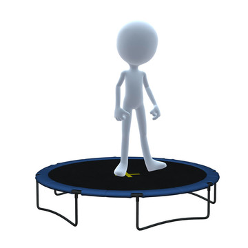 3D Guy Trampoline