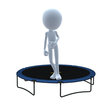3D Guy Trampoline