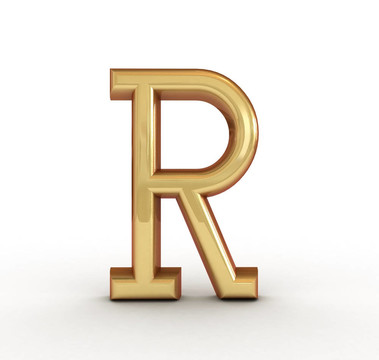 一個金色字母的字母
