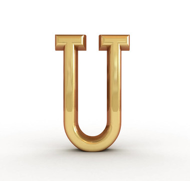 一個(gè)金色字母的字母