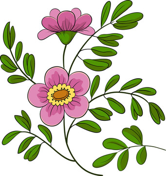 抽象的花朵