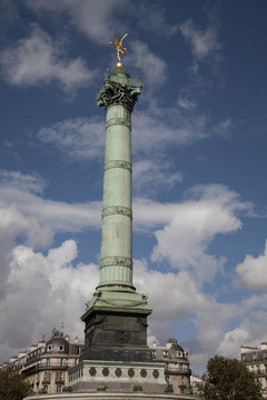 Colonne de Juillet；地方巴士底廣場；巴黎；法國