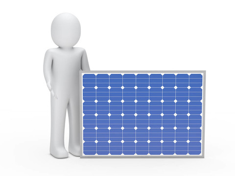 三維人太陽電池板