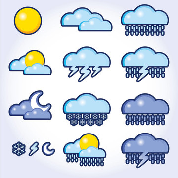 集；天氣圖標