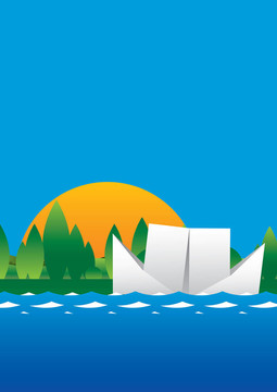 海報(bào)；背景；