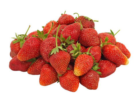 新鮮的strawberry.isolated。