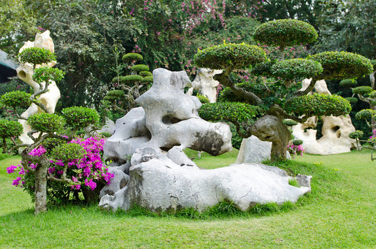 泰國美麗的花園