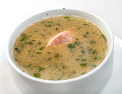 鮭魚蔬菜湯