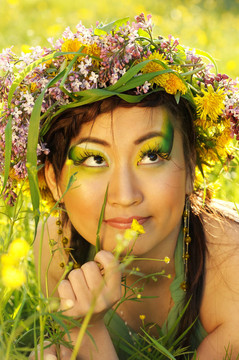 亞洲女人的花冠