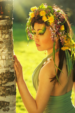 亞洲女人的花冠