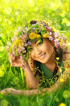 亞洲女人的花冠