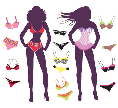 Bikini。時尚女性服裝