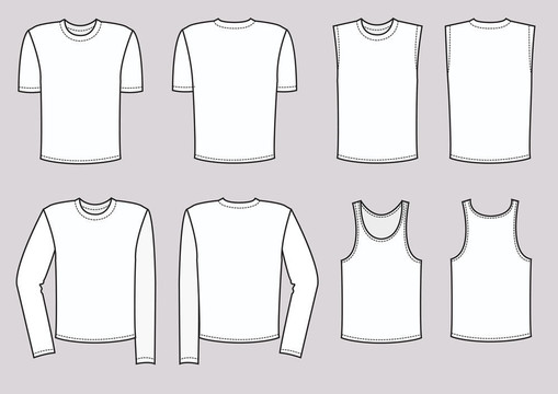 男人的衣服。向量的服裝