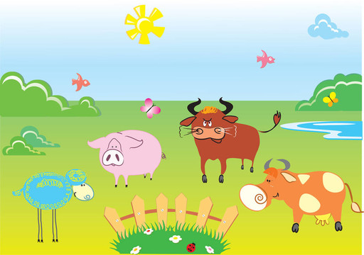 農(nóng)場里的動物