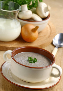 蘑菇奶油湯