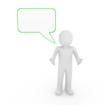 3D人類說話