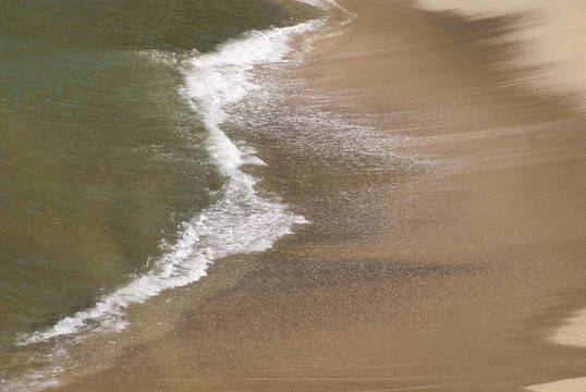 沙灘上的海浪