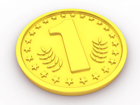 金牌。第一位。
