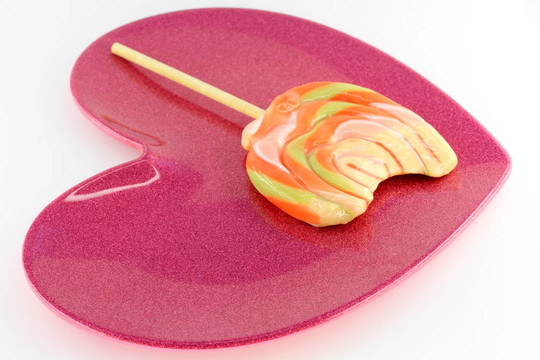 在一盤Lollipop