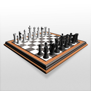 三維創(chuàng)建象棋藝術