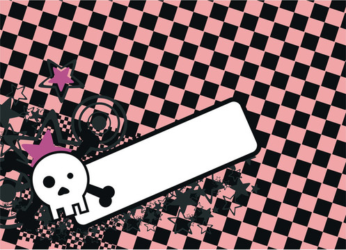 卡通background9頭骨