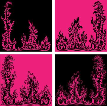 對(duì)fire_pink黑框