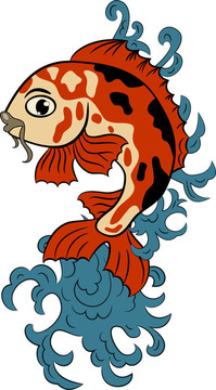 手繪錦鯉（鯉魚(yú)）