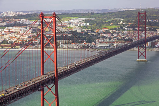 葡萄牙。Lisbon。四月二十五日大橋
