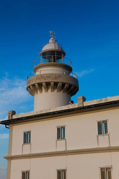 在igeldo山燈塔；San Sebastian；西班牙