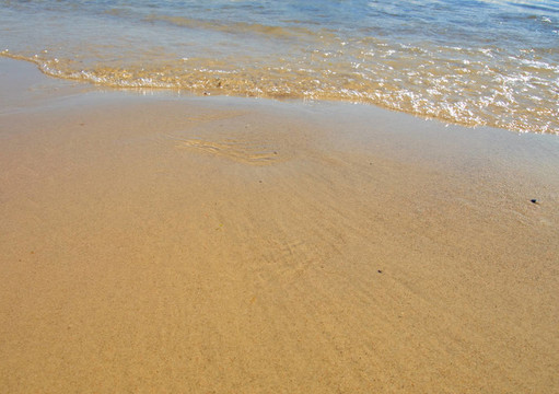 海灘上的海浪